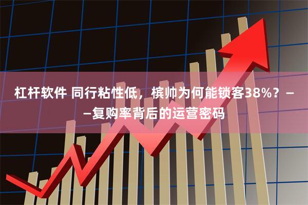 杠杆软件 同行粘性低，槟帅为何能锁客38%？——复购率背后的运营密码